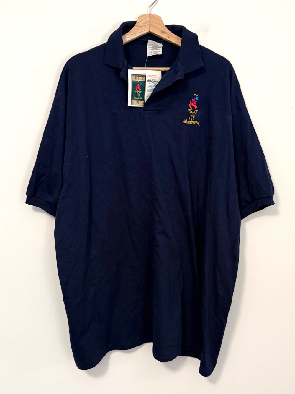 VTG 1996 Atlanta Centennial Olympics Sherman by Hanes Polo